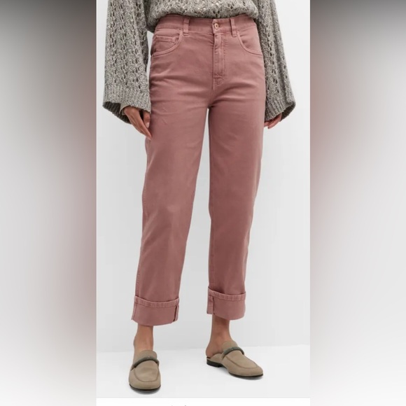 NWT $995 Brunello Cucinelli Straight Leg Jeans Mid Rise Italy Size 38 USA 2 - Picture 13 of 15